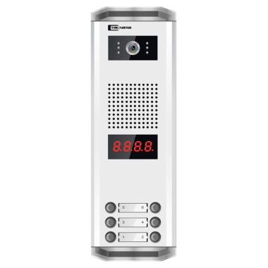 پنل زنگ آیفون تصویری تکنما 6 واحدی