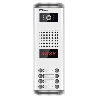 پنل زنگ آیفون تصویری تکنما 8 واحدی